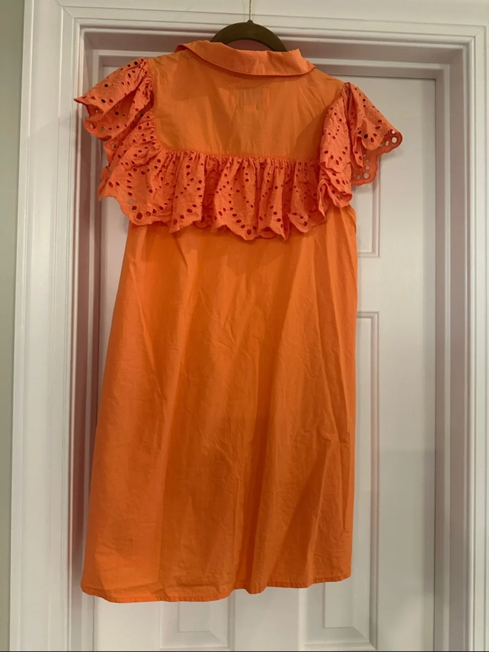 The Shirt by Rochelle Behrens Bright Orange Shirt - Picture 4 of 6